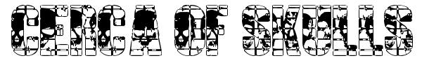 Cerca Of Skulls font preview